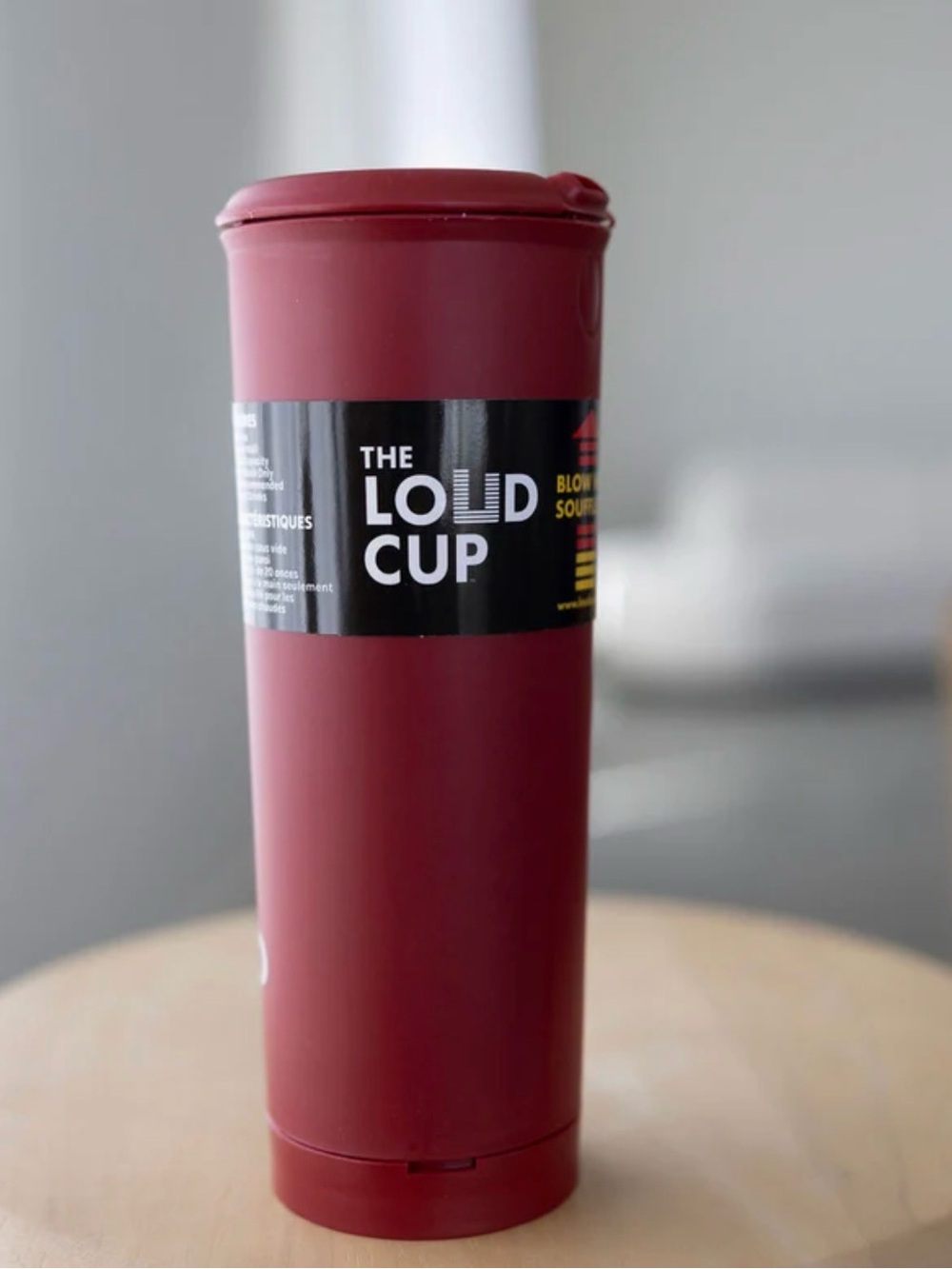 The Loud Cup Travel Tumbler - Deep Red